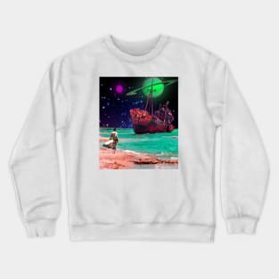 Trippy Shipwreck Crewneck Sweatshirt